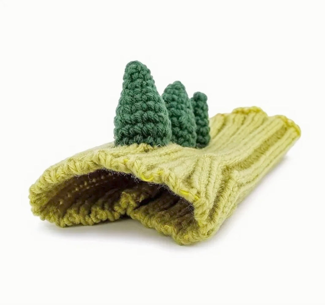 Dinosaur dino headwear woolly winter hat and neck warmer for dogs