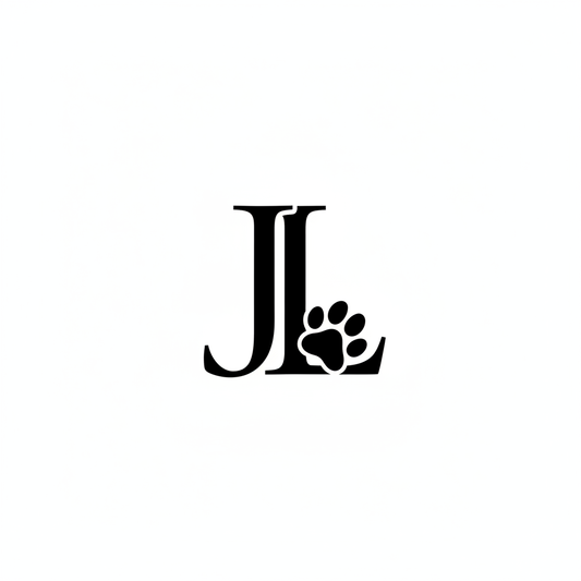 Jools London logo with paw print