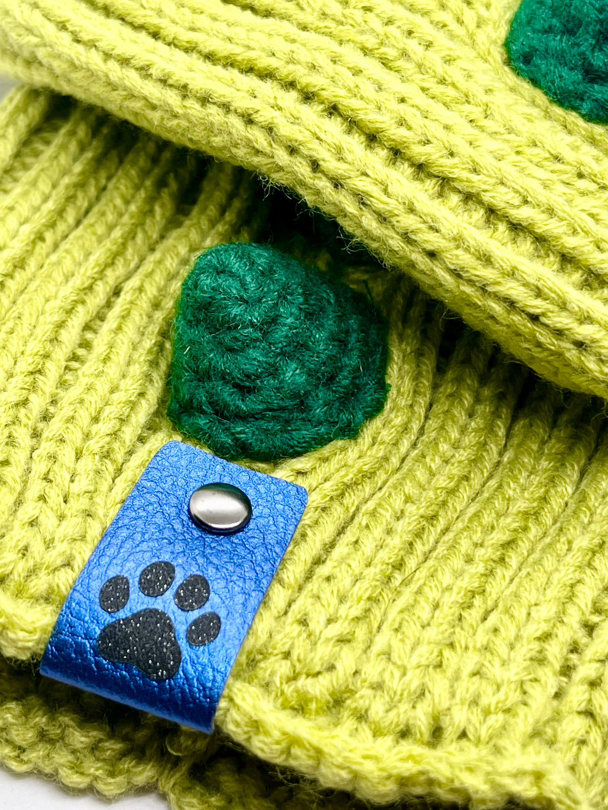 Dinosaur 'Dinosaur Game-Changer' Woolly Winter Hat, Snood and Neck Warmer for Dogs