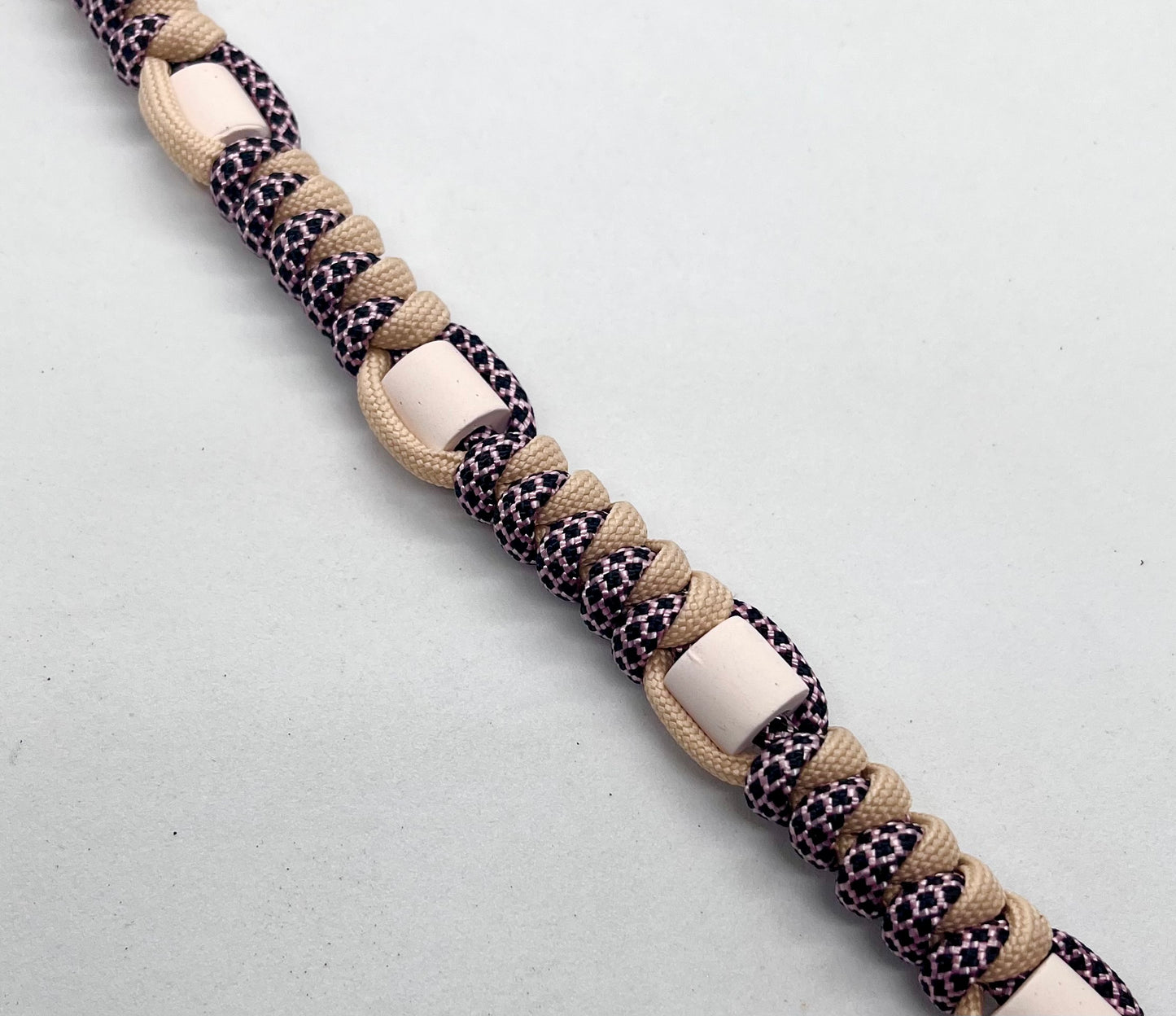 'Tan Selector' Selection of TAN Paracord EM Ceramic Pet Collar - Flea & Tick Prevention