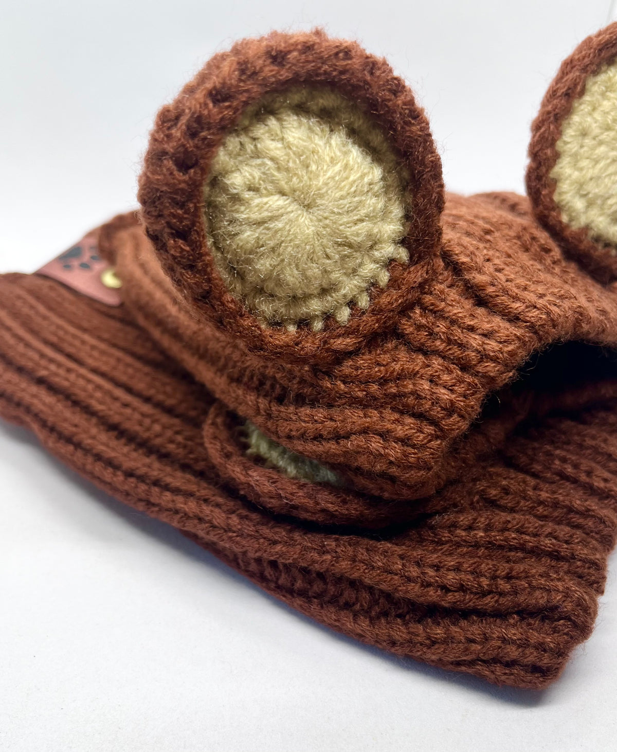 Big Teddy 'Bear Game-Changer' Woolly Neck-warmer Winter Snood Hat for Dogs