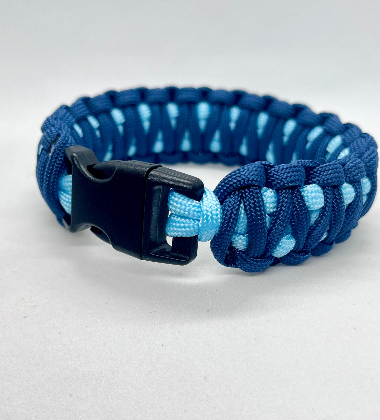 Paracord 'King Cobra' Standard Fit Dog Collar - Various Colour Combination Choices