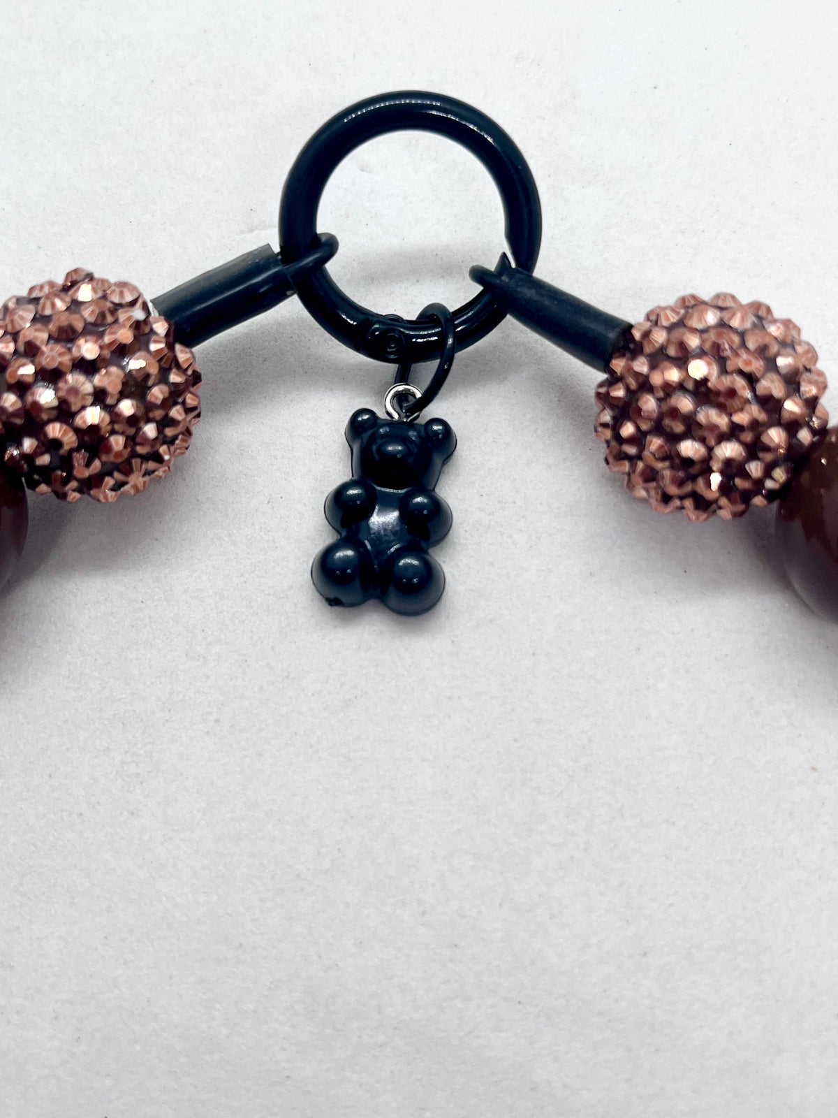 'Autumn Vibes' Brown, Beige & Black Personalised Beaded Dog Collar