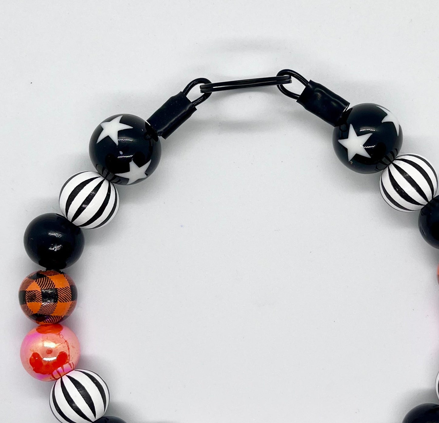 HALLOWEEN 'BOO Crew' Beaded Dog Collar