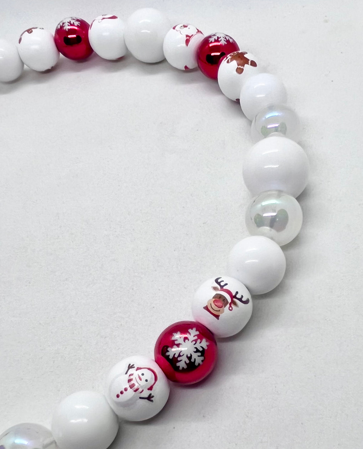 ‘Merry Mischief’ Christmas Beaded Dog Collar