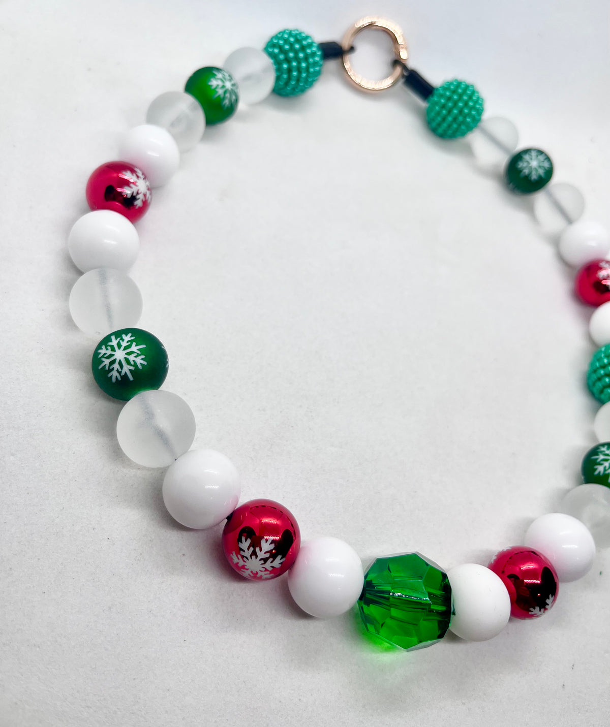 ‘Festive Flex’ Christmas Beaded Dog Collar