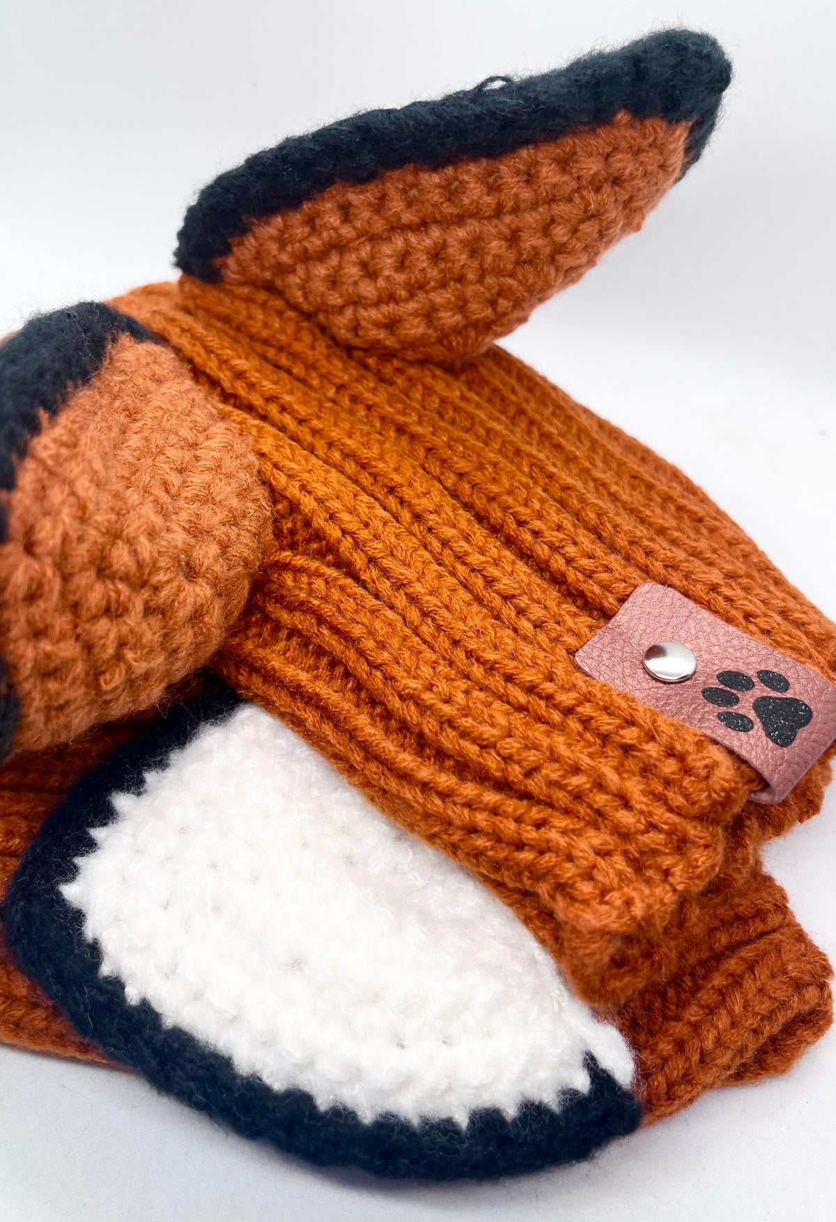 Woolly 'Fox Game-Changer' Winter Hat & Neck Warmer Snood for Dogs