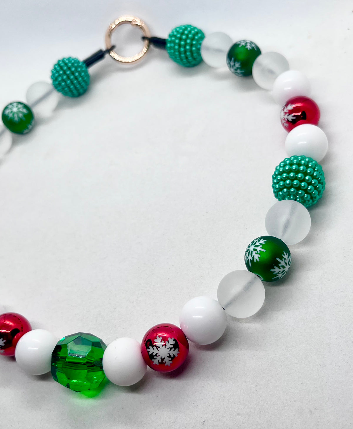 ‘Festive Flex’ Christmas Beaded Dog Collar