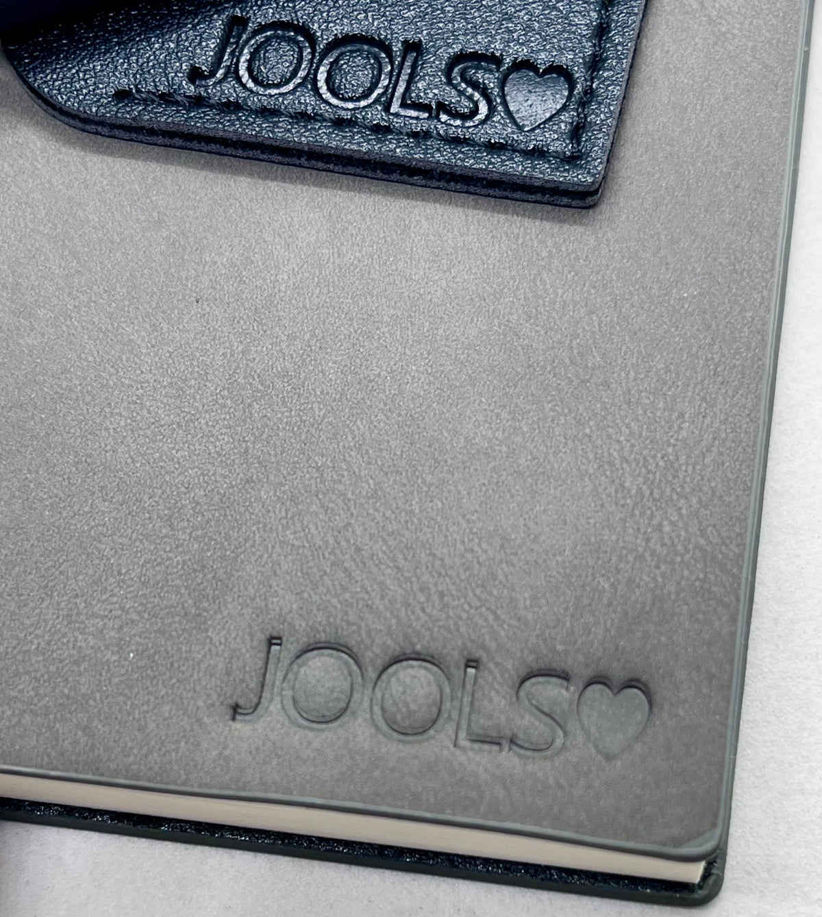 Personalised A6 Grey Faux Nubuck Occasional Journal