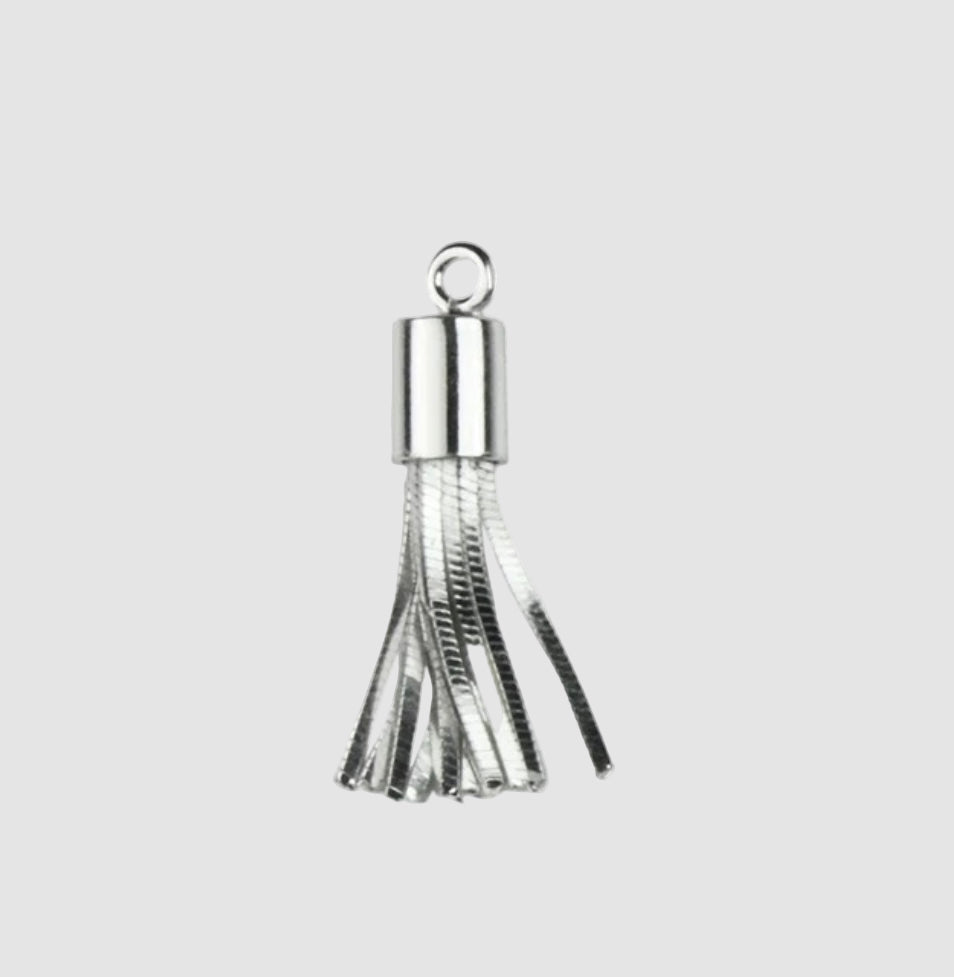 925 sterling silver TASSEL charm