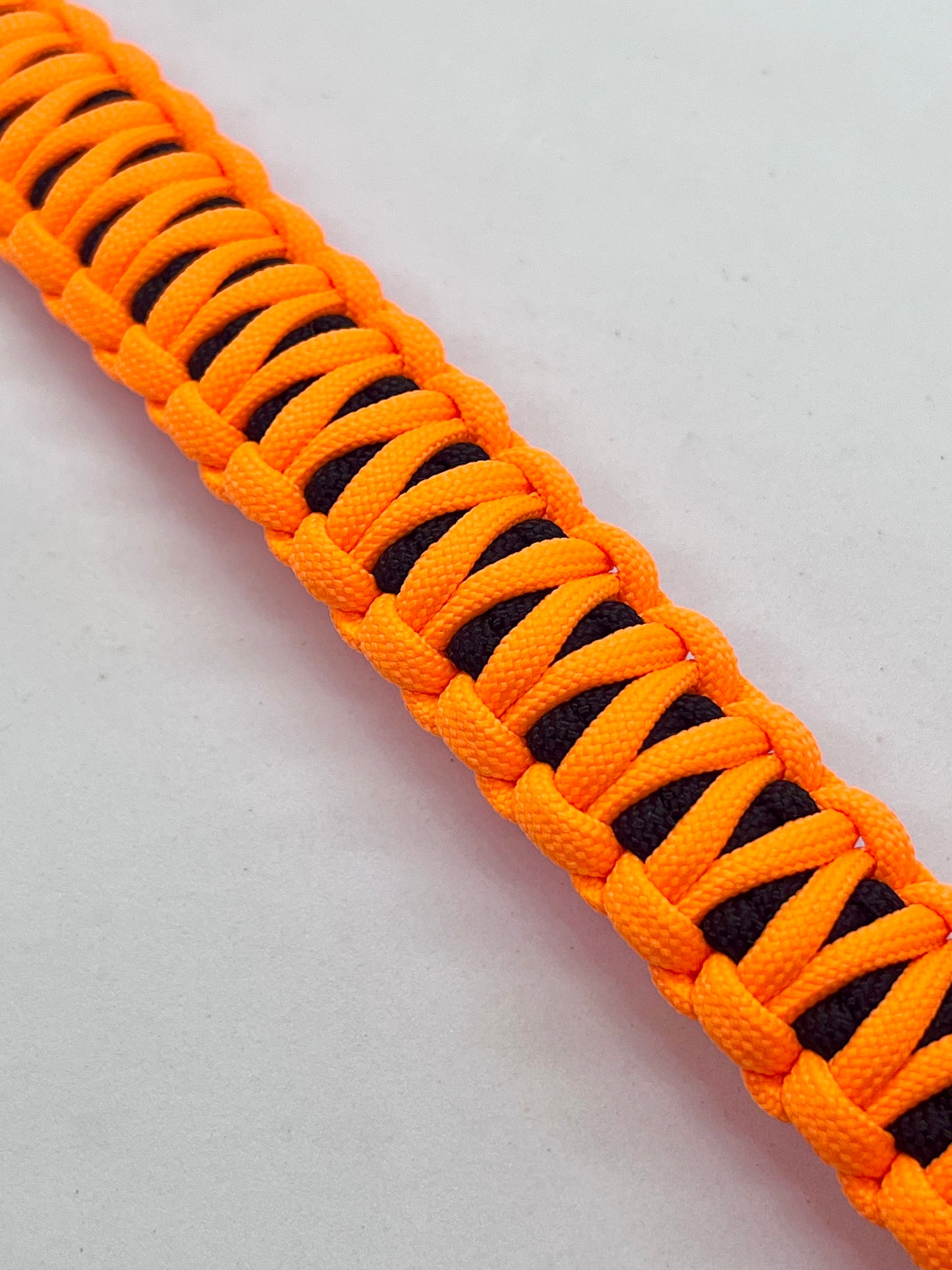 Paracord 'King Cobra' Standard Fit Dog Collar - Various Colour Combination Choices