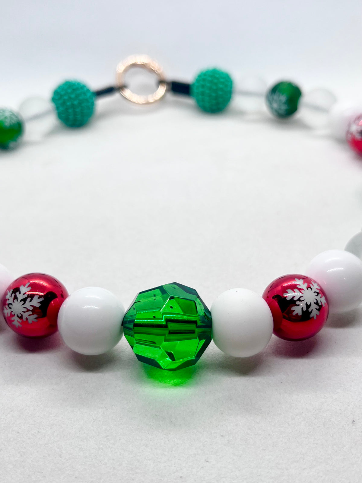 ‘Festive Flex’ Christmas Beaded Dog Collar