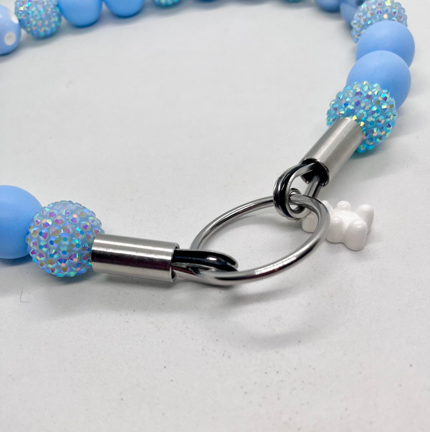 Blue Sparkle Dog Collar Detail Boutique Pet Accessories JOOLS LONDON