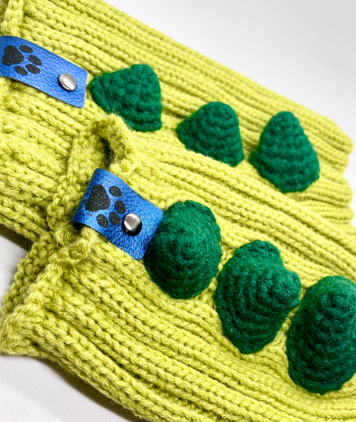 Dinosaur 'Dinosaur Game-Changer' Woolly Winter Hat, Snood and Neck Warmer for Dogs