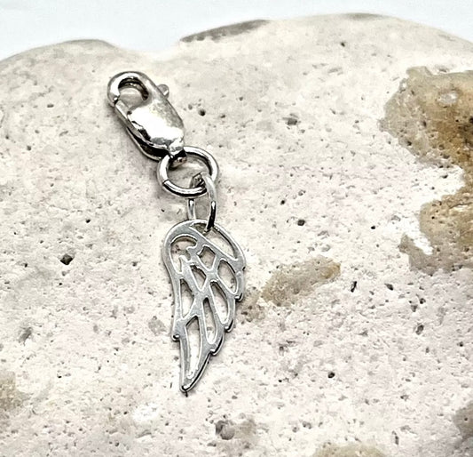 925 sterling silver ANGEL WING charm