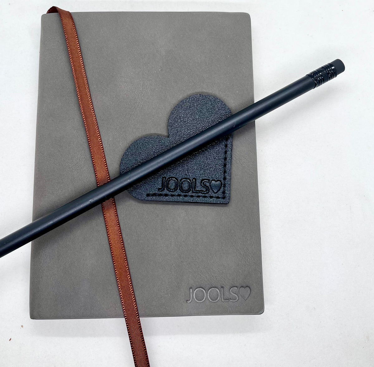 Personalised A6 Grey Faux Nubuck Occasional Journal