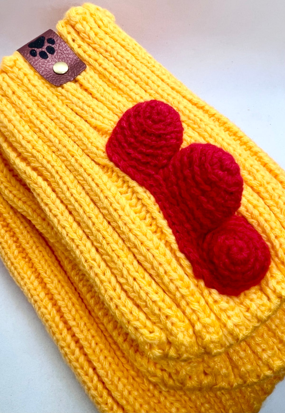 Winter 'Rooster Game-Changer' Chicken Snood Hat Headwear Woolly Hat Neck Warmer for Dogs & Pets