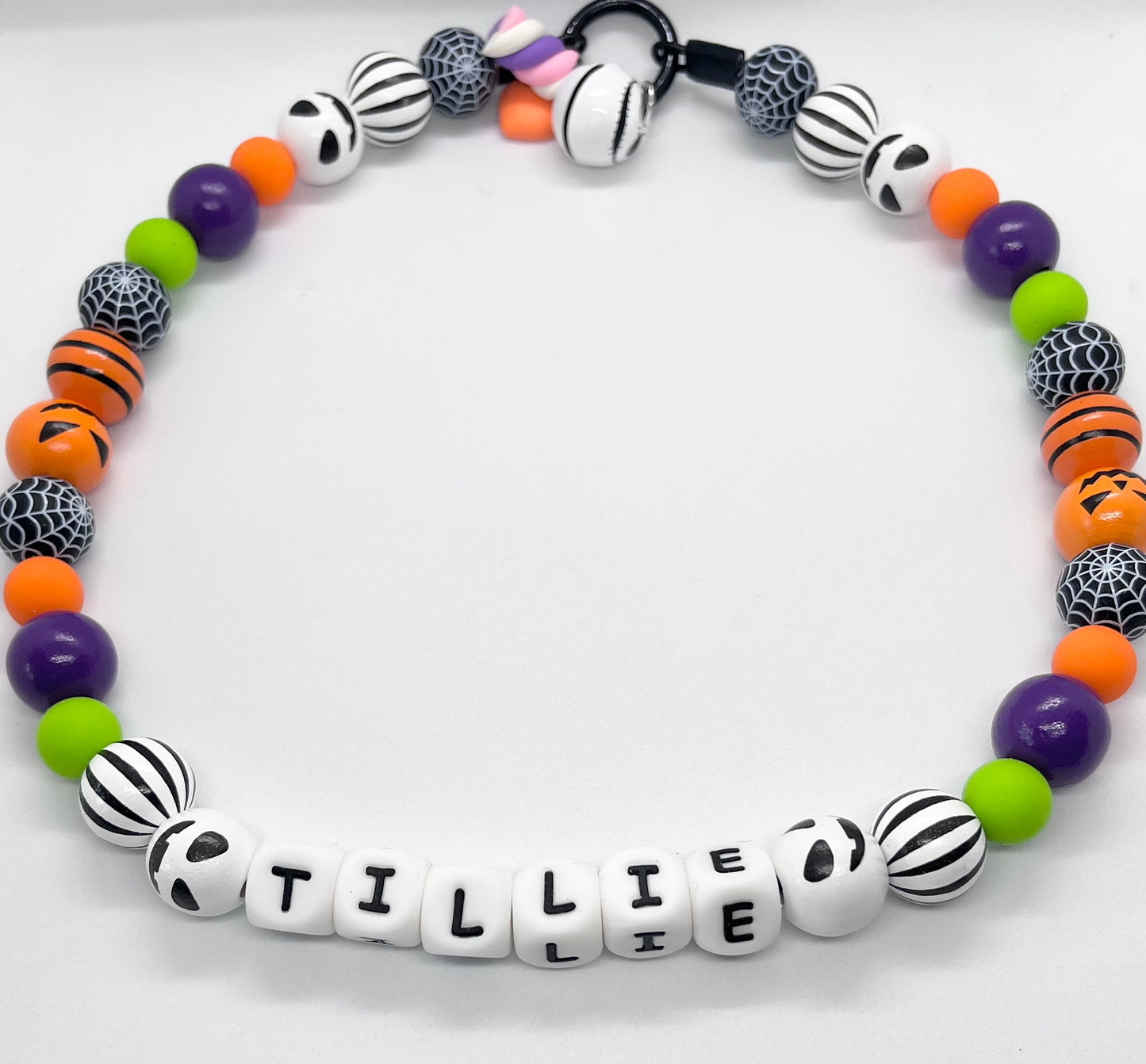 HALLOWEEN 'Spooky Slay' Beaded Dog Collar