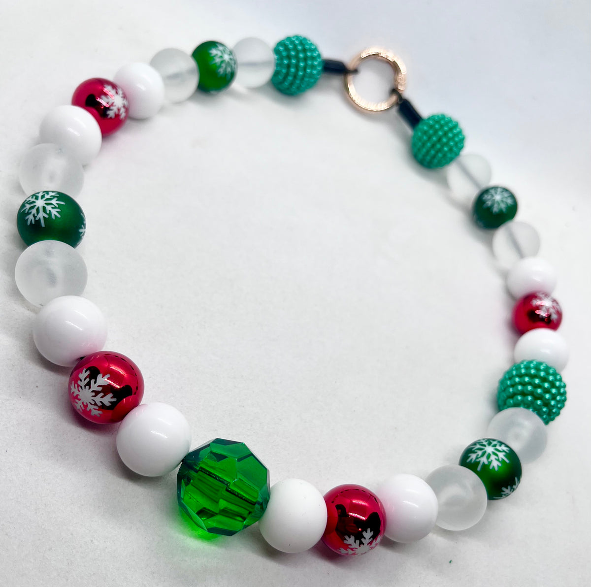 ‘Festive Flex’ Christmas Beaded Dog Collar