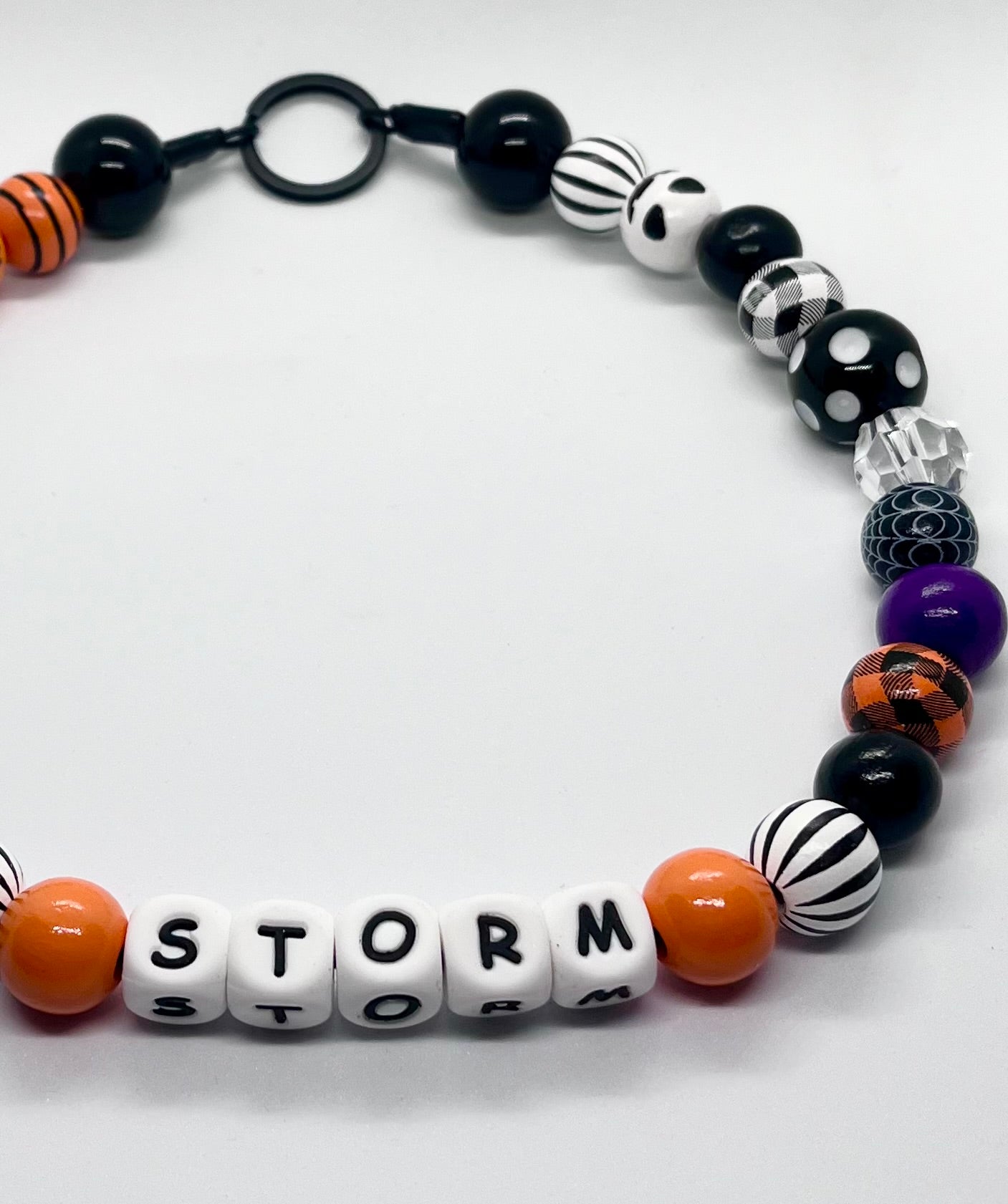 HALLOWEEN 'Witch Please' Beaded Personalised Dog Collar