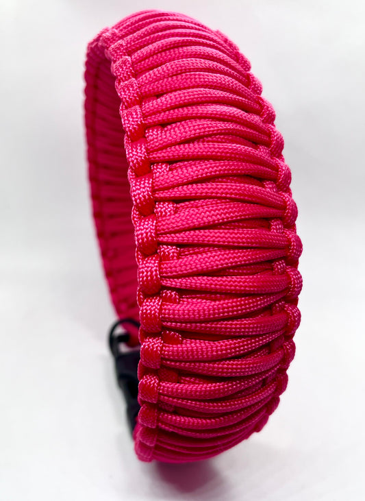 ‘Rebel Cobra' Super-King Cobra Red Weave Standard Fit Camo Dog Collar
