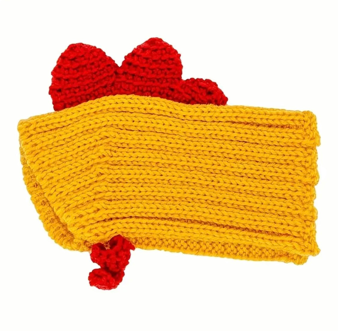 Rooster Chicken hat headwear woolly winter hat neck warmer for dogs & pets
