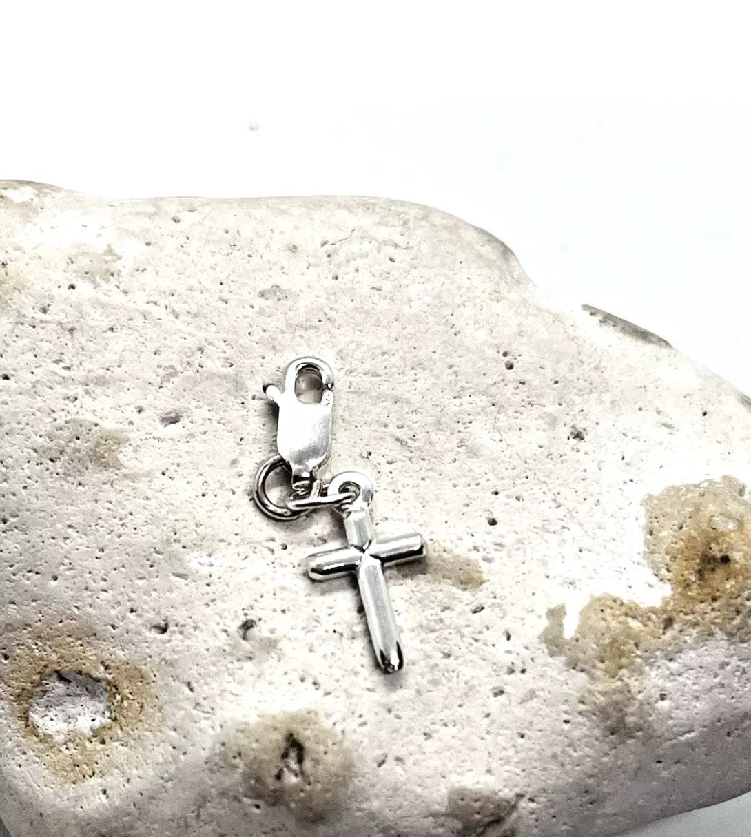 925 sterling silver CROSS charm