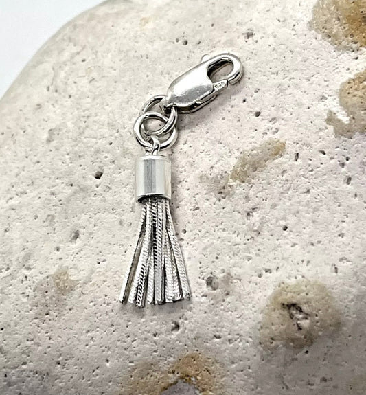 925 sterling silver TASSEL charm