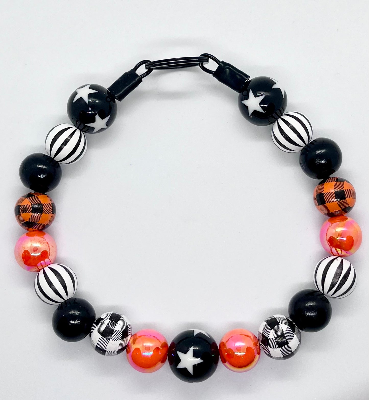 HALLOWEEN 'BOO Crew' Beaded Dog Collar