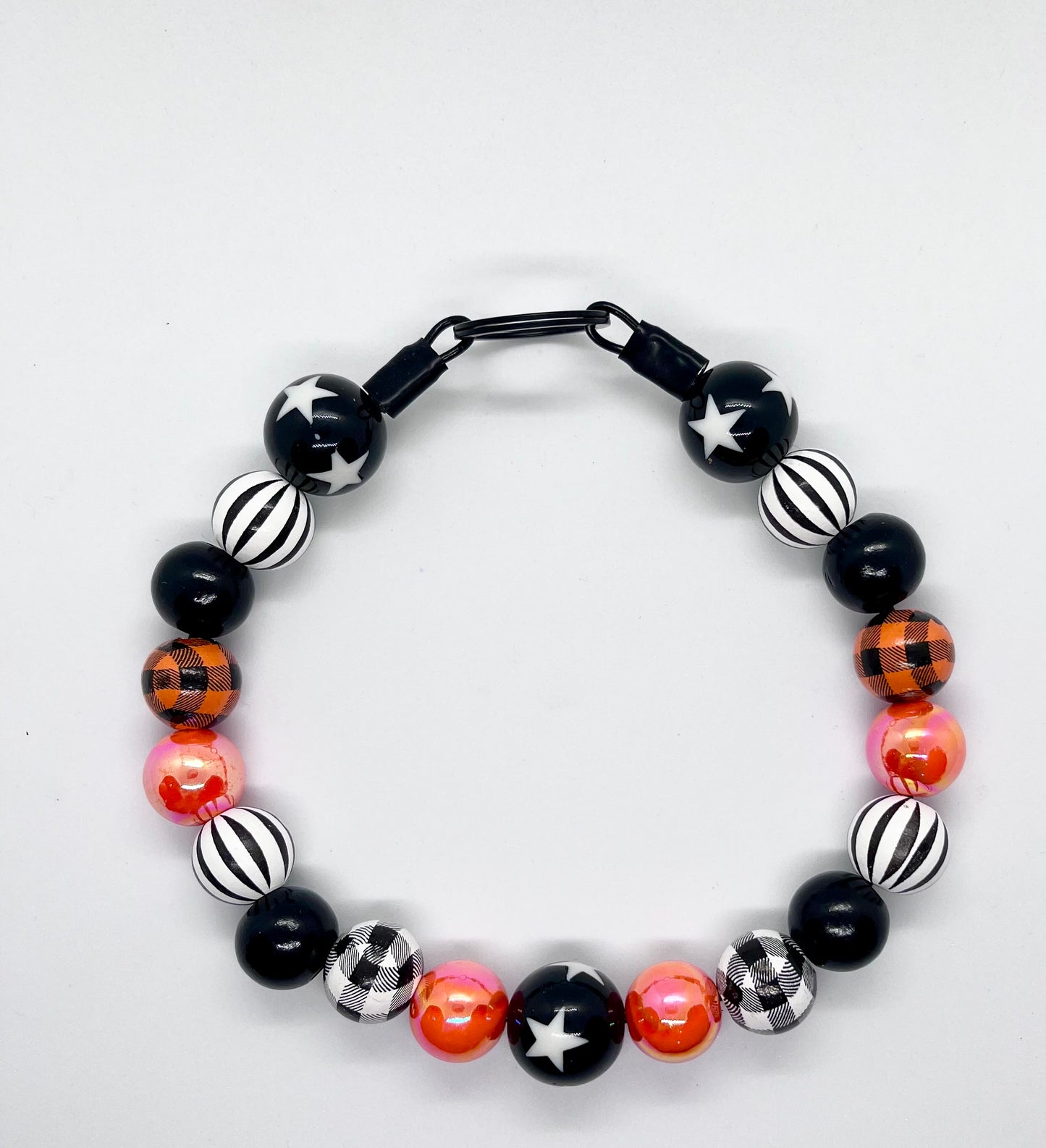 HALLOWEEN 'BOO Crew' Beaded Dog Collar
