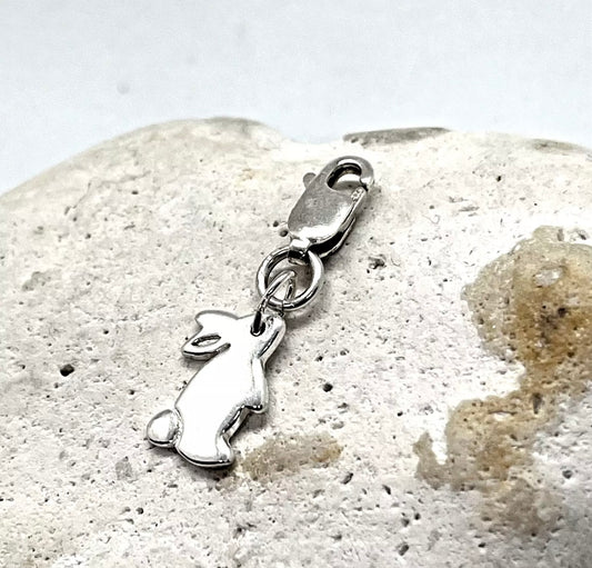 925 sterling silver BUNNY charm