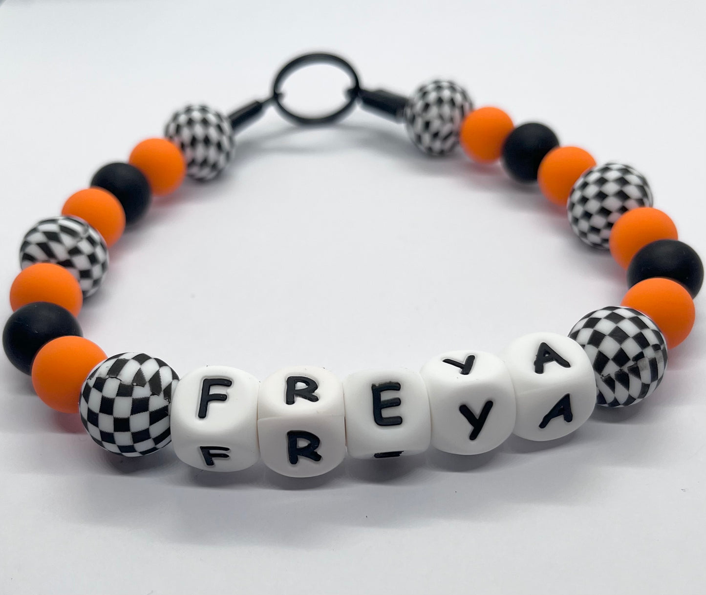 F1 Lando Formula 1 inspired beaded bead dog collar pet necklace