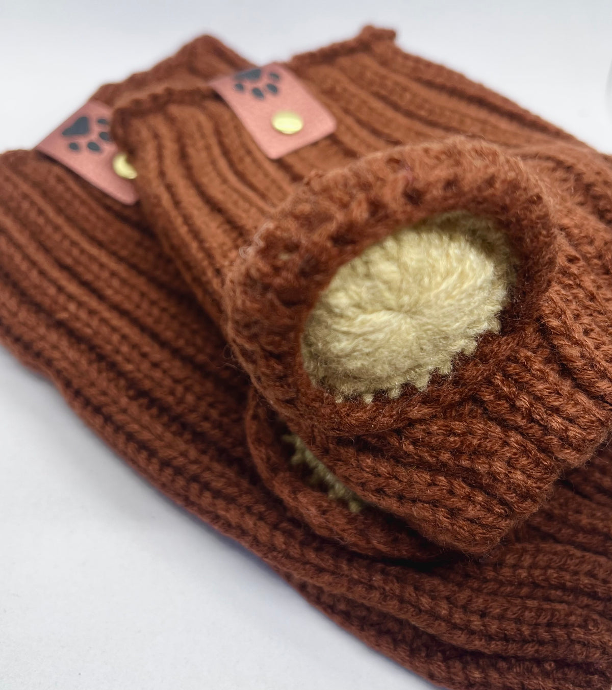 Big Teddy 'Bear Game-Changer' Woolly Neck-warmer Winter Snood Hat for Dogs