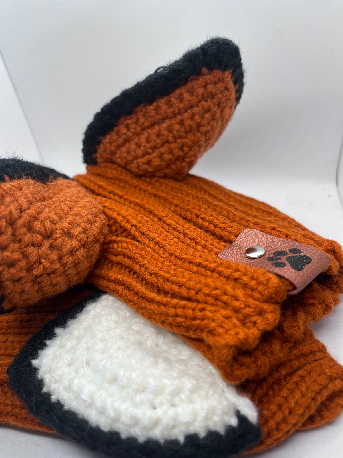 Woolly 'Fox Game-Changer' Winter Hat & Neck Warmer Snood for Dogs