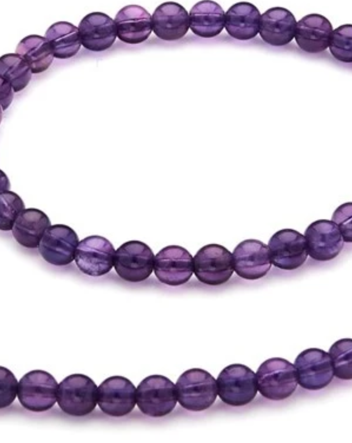 ‘Just Amethyst’ unisex genuine Amethyst & 925 sterling silver bracelet