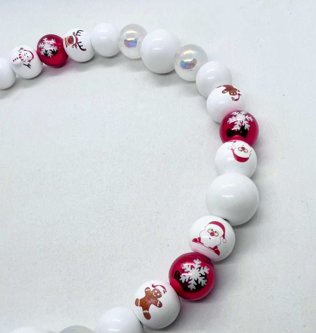 ‘Merry Mischief’ Christmas Beaded Dog Collar
