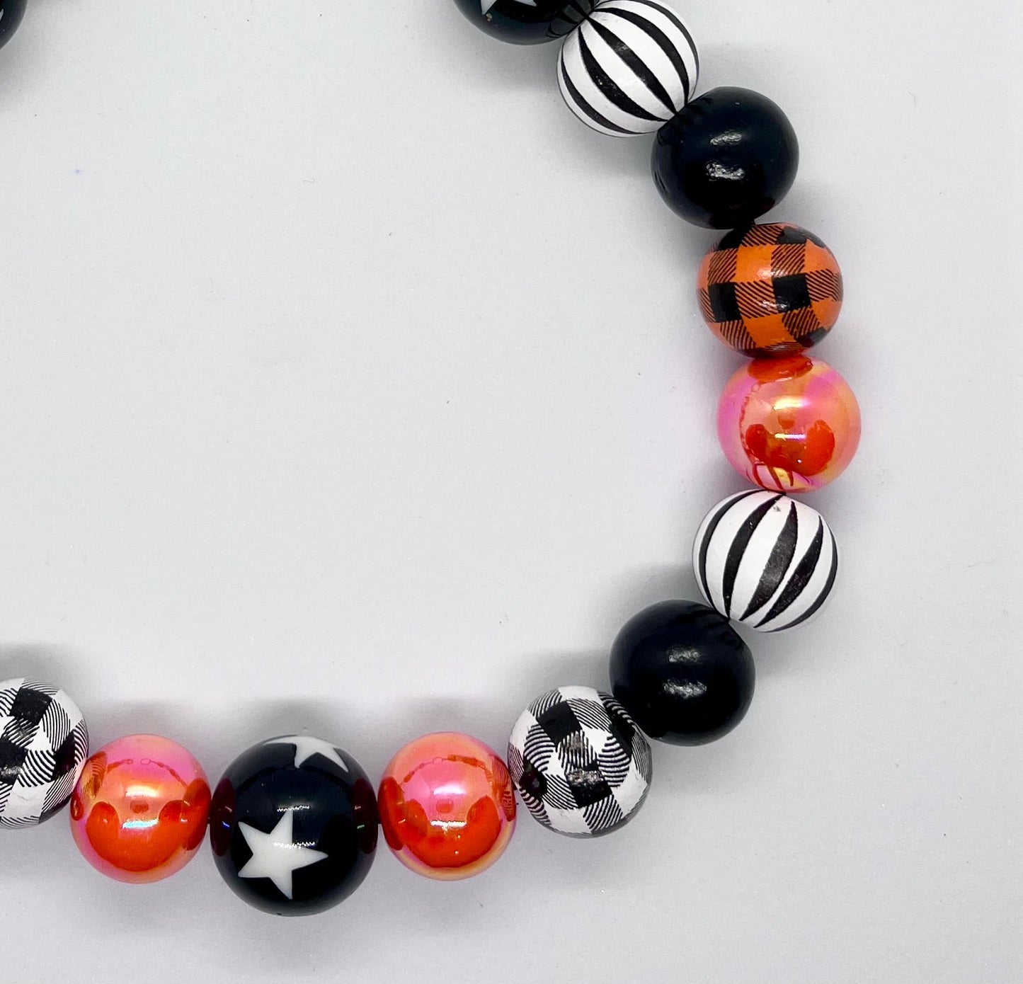 HALLOWEEN 'BOO Crew' Beaded Dog Collar