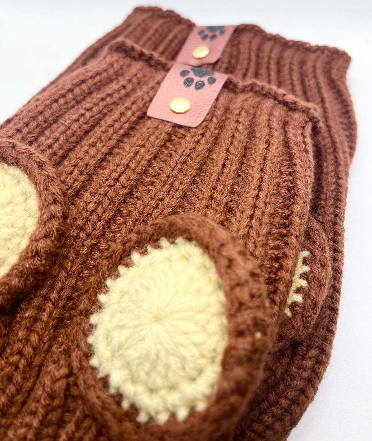 Big Teddy 'Bear Game-Changer' Woolly Neck-warmer Winter Snood Hat for Dogs