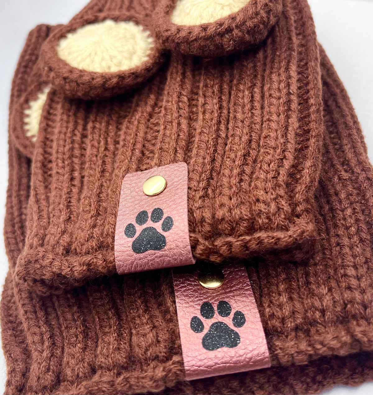 Big Teddy 'Bear Game-Changer' Woolly Neck-warmer Winter Snood Hat for Dogs
