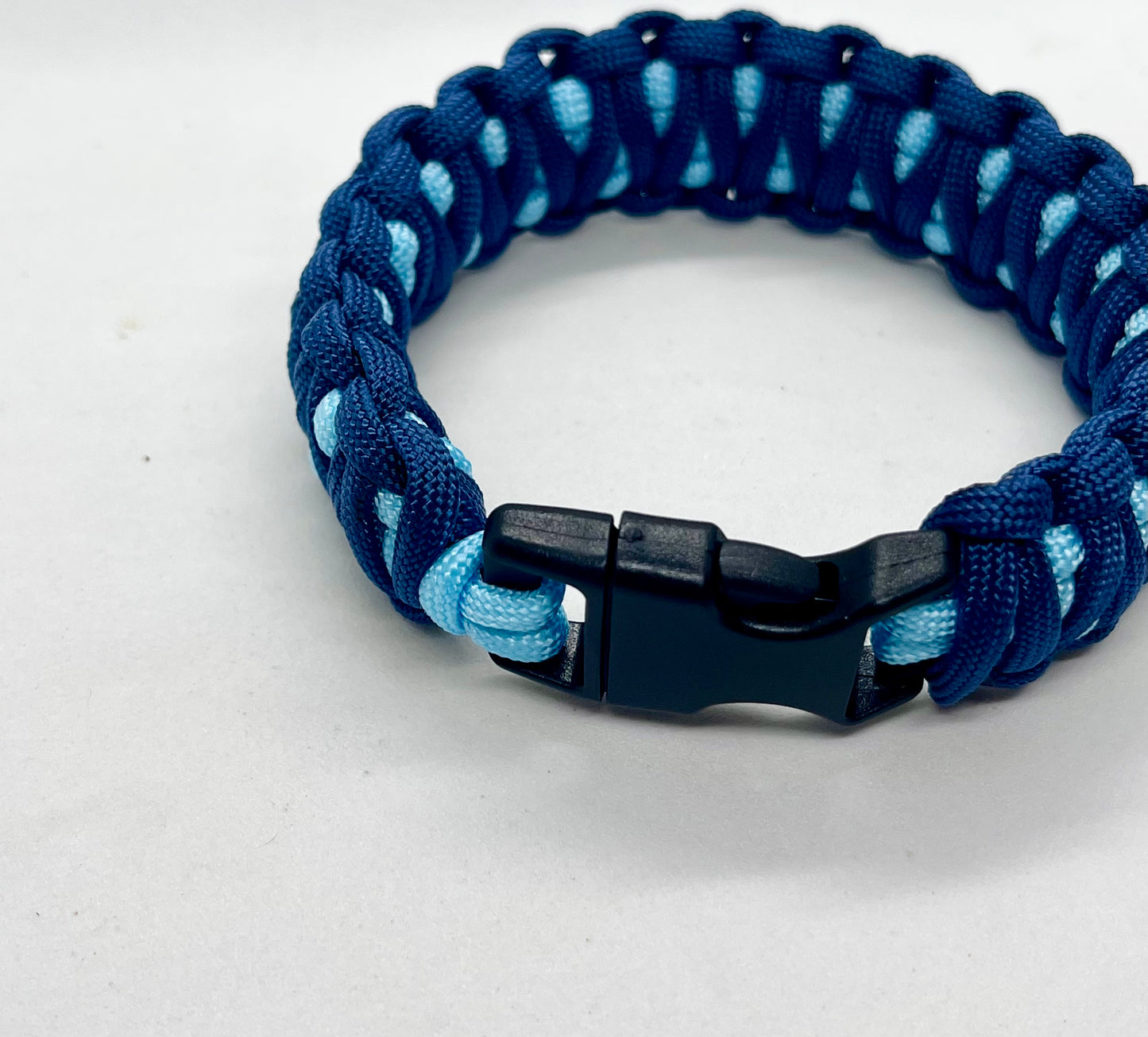 Paracord 'King Cobra' Standard Fit Dog Collar - Various Colour Combination Choices