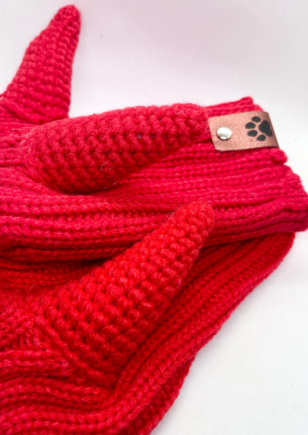 Halloween Red 'Devil Game-Changer' Snood Hat Headwear Woolly Hat for Dogs