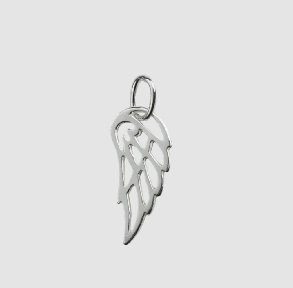 925 sterling silver ANGEL WING charm