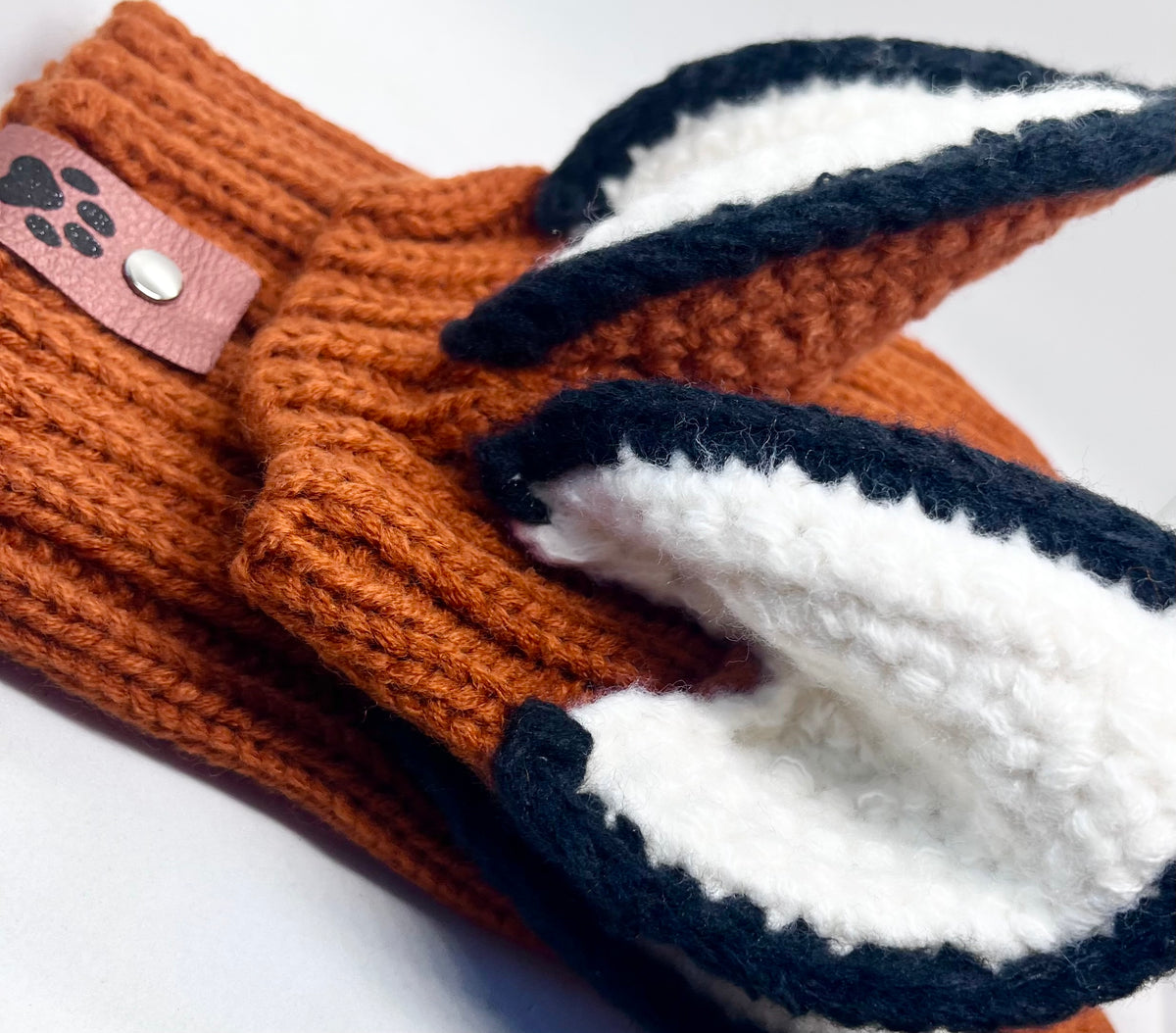 Woolly 'Fox Game-Changer' Winter Hat & Neck Warmer Snood for Dogs
