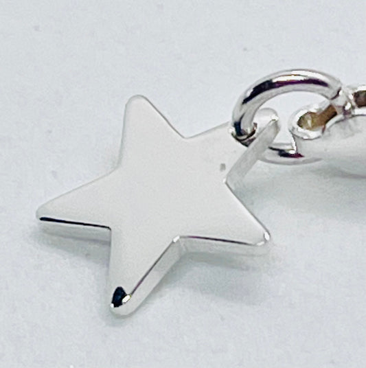 925 sterling silver STAR charm