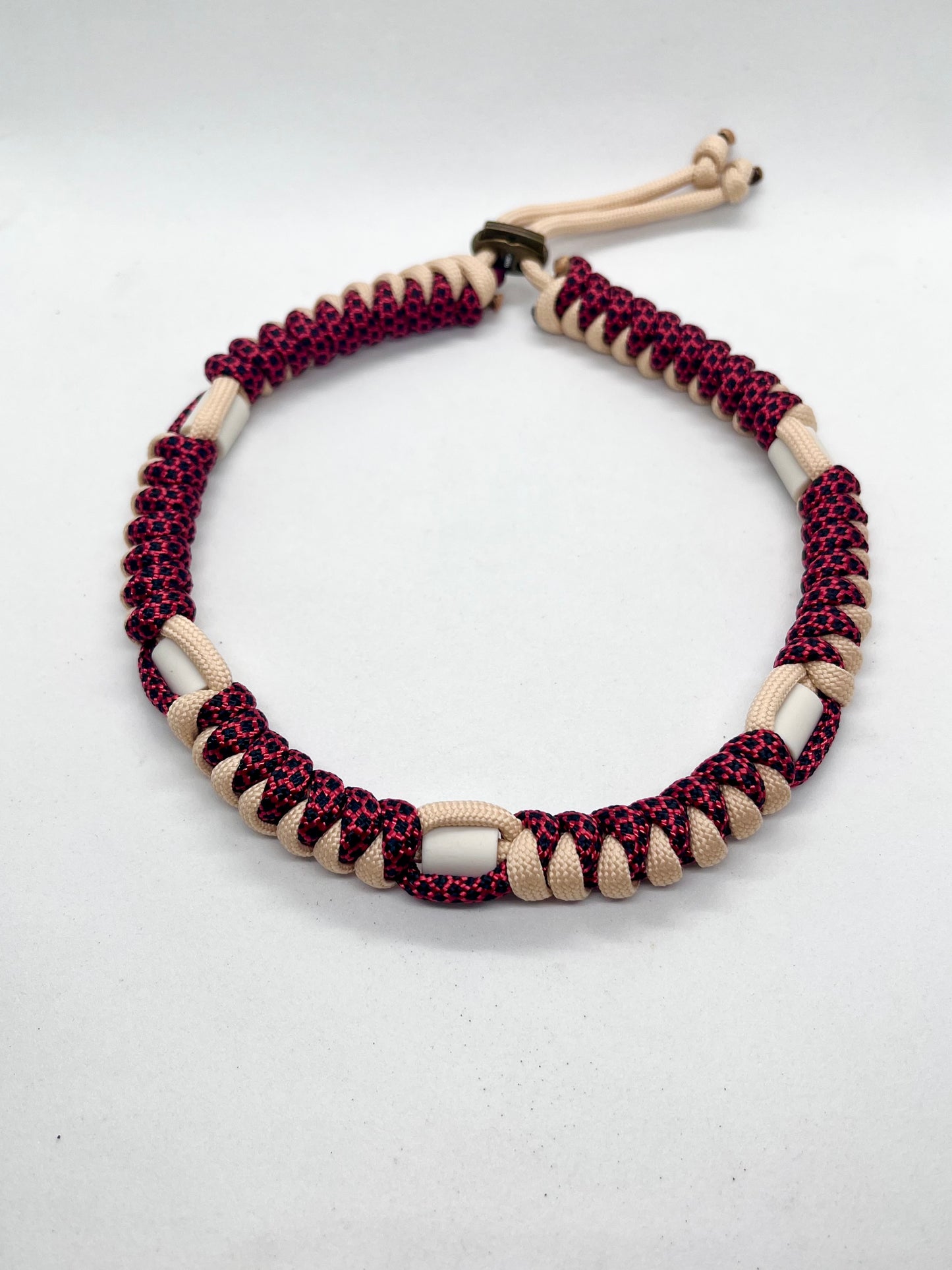 'Tan Selector' Selection of TAN Paracord EM Ceramic Pet Collar - Flea & Tick Prevention