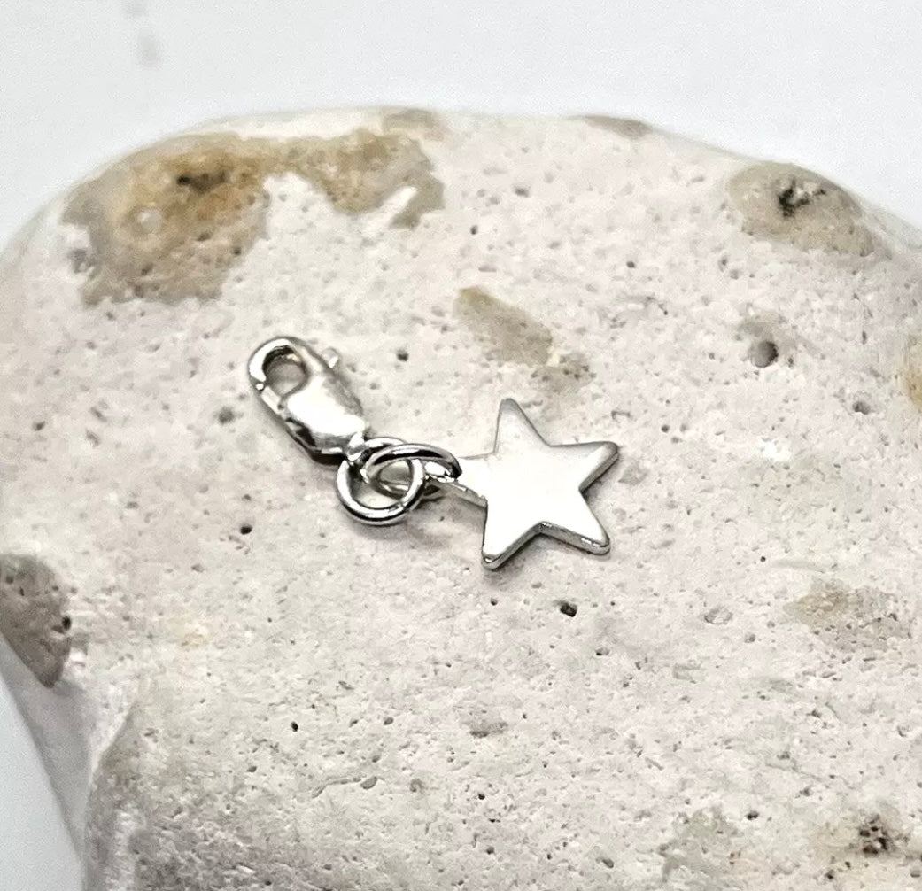 925 sterling silver STAR charm