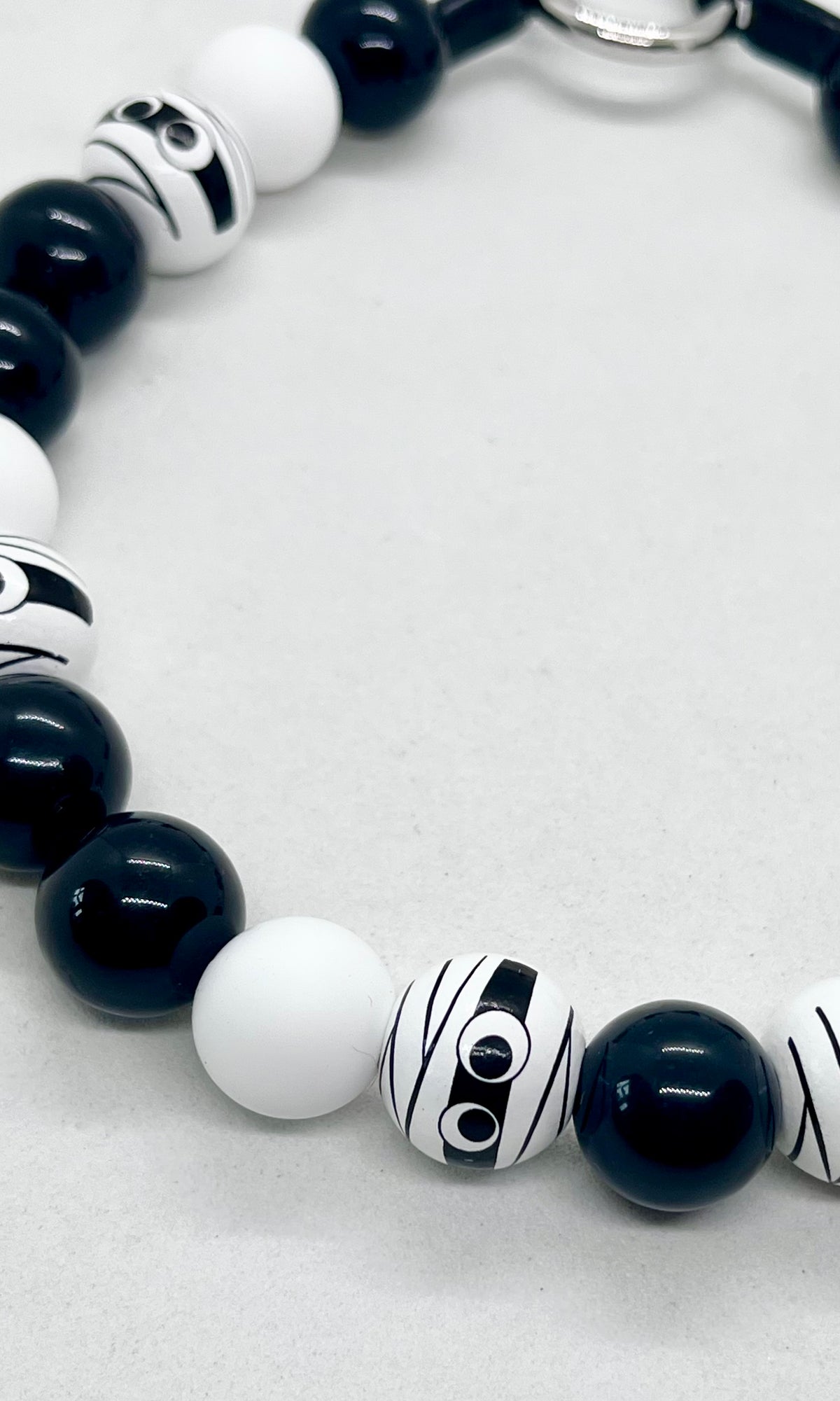 Halloween Collection 'Bandage Baller' Mummy Beaded Dog Collar